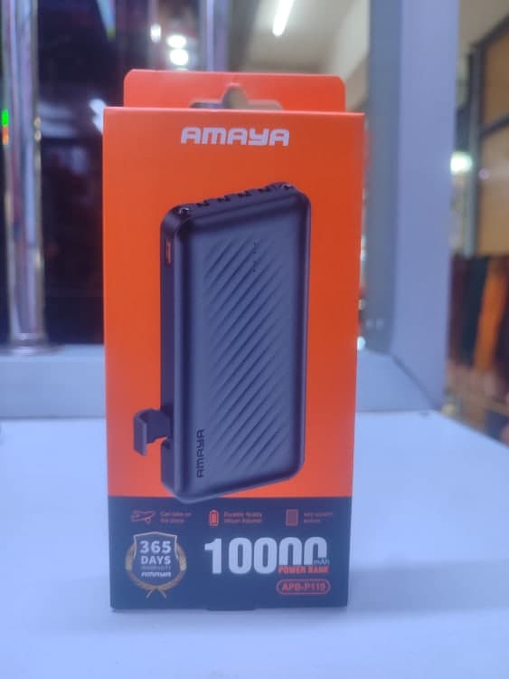 Amaya 10000mah powerbank APBP119 Amaya 10000mah powerbank APBP119 — Power banks for Universal in Nairobi, Kenya | Accessories Galaxy