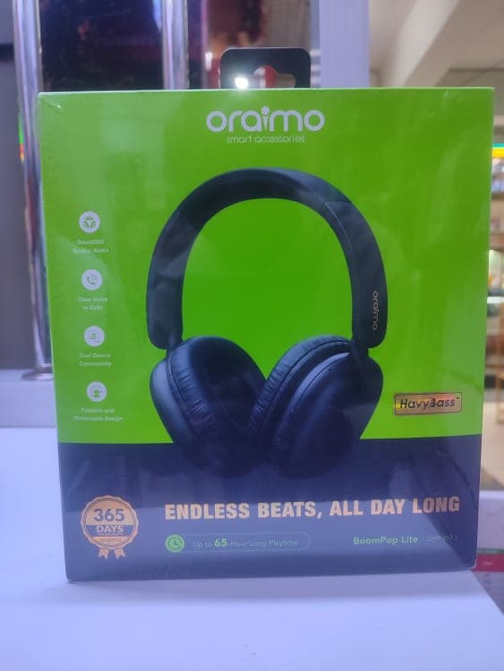 Oraimo BoomPop lite headphones Oraimo BoomPop lite headphones — Headphones for Universal in Nairobi, Kenya | Accessories Galaxy