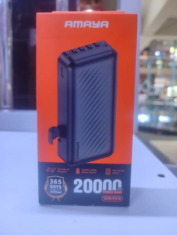 Amaya powerbank 20000mah Amaya powerbank 20000mah — Power banks for Universal in Nairobi, Kenya | Accessories Galaxy